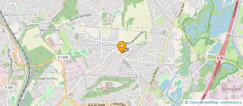 localisation de l'entreprise RESEAU APASAD COLCHIQUE  GRAND-CHARMONT