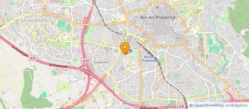 localisation de l'entreprise RESEAU ART SOIN CITOYENNETE  AIX-EN-PROVENCE