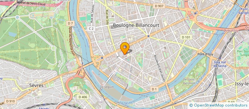 localisation de l'entreprise RESEAU ARTSKOOL à BOULOGNE-BILLANCOURT