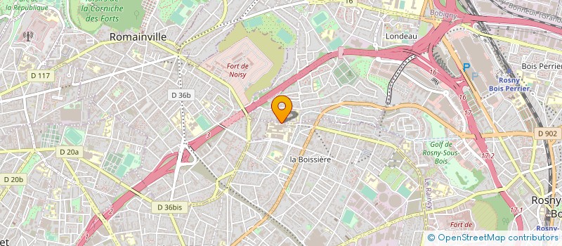 localisation de l'entreprise RESEAU ASSO MEDECINS MONTREUIL à MONTREUIL