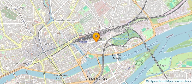 localisation de l'entreprise RESEAU ATLANTIQUE SOCIAL ET SOLIDAIRE à NANTES