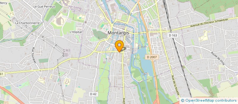 localisation de l'entreprise RESEAU-BAT SARL à MONTARGIS