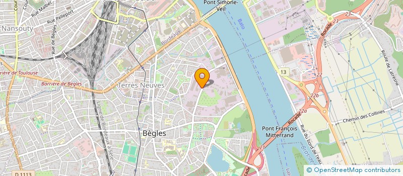 localisation de l'entreprise RESEAU BEYET LIBOURNE - REBEL à BEGLES