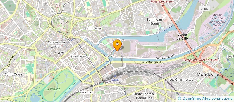 localisation de l'entreprise RESEAU BIM NORMANDIE à CAEN
