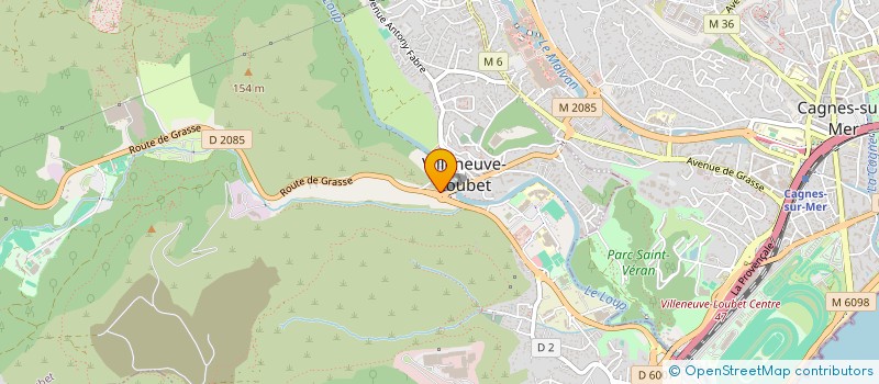 localisation de l'entreprise RESEAU BOIS DES LUTINS à VILLENEUVE-LOUBET