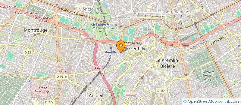 localisation de l'entreprise RESEAU BORIS CAYET CONNECTION à GENTILLY
