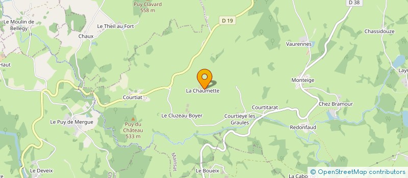 localisation de l'entreprise RESEAU BULLE 23 à GUERET