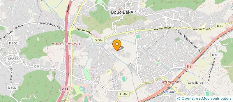 localisation de l'entreprise RESEAU CHIEN D'AIDE PSYCHOLOGIQUE POUR TOUS à BOUC-BEL-AIR