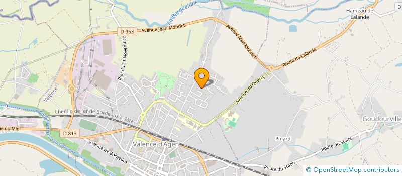 localisation de l'entreprise RESEAU CITOYEN DE SURVEILLANCE DE LA RADIOACTIVITE GOLFECH - LE BLAYAIS R.C.S.R.G.B. à VALENCE