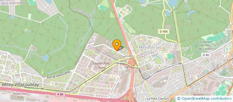 localisation de l'entreprise RESEAU CLUBS BOUYGUES TELECOM  MEUDON