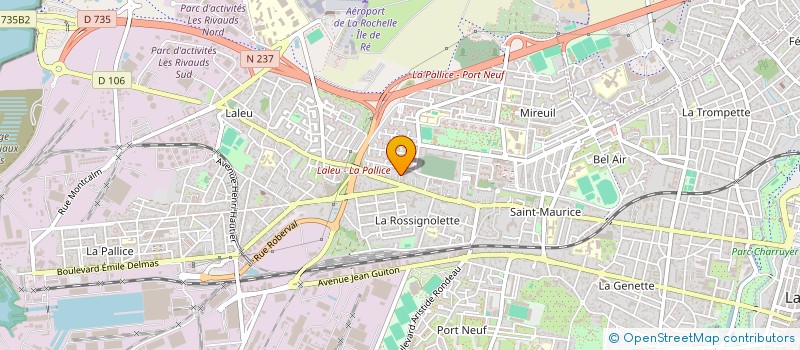 localisation de l'entreprise RESEAU COM 17  LA ROCHELLE