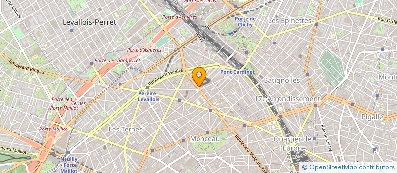 localisation de l'entreprise RESEAU COMPETENCES ET DEVELOPPEMENT à COURBEVOIE