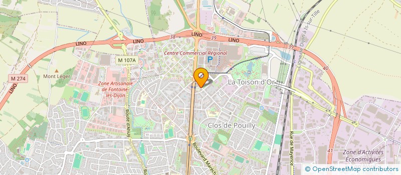 localisation de l'entreprise RESEAU CONCEPT à DIJON