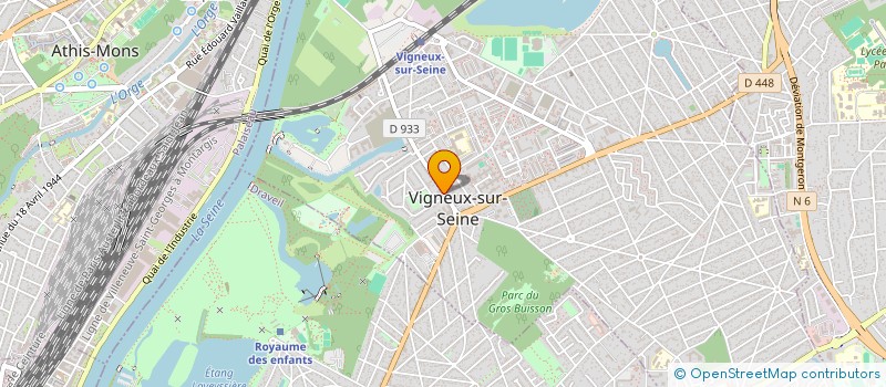 localisation de l'entreprise RESEAU COURANT FIABLE COMMUNICATION  VIGNEUX-SUR-SEINE