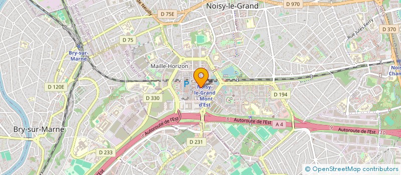 localisation de l'entreprise RESEAU CVP RESEAU DE PARTENAIRES à NOISY-LE-GRAND