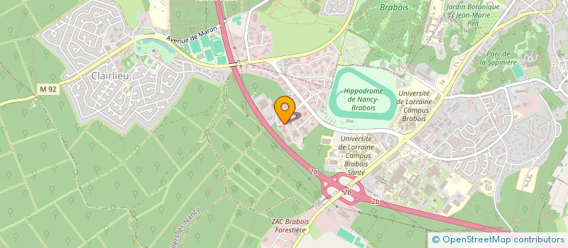 localisation de l'entreprise RESEAU D'ALLERGO-VIGILANCE  VANDUVRE-LES-NANCY