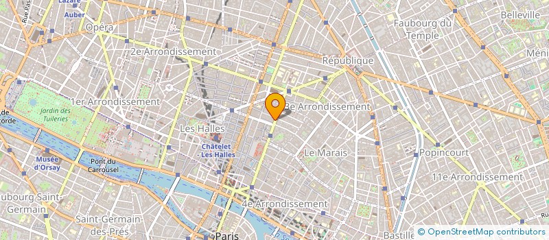 localisation de l'entreprise RESEAU D'ASSISTANCE AUX VICTIMES D'AGRESSIONS ET DE DISCRIMINATIONS  PARIS