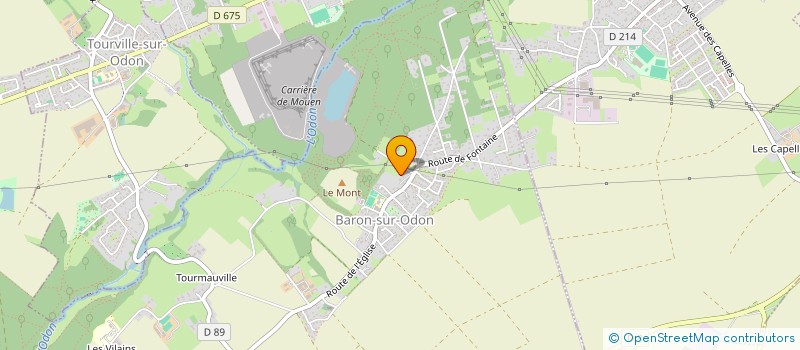 localisation de l'entreprise RESEAU D'ECHANGES CLINIQUES ET DE REFLEXION EDUCATIVE (RESEAU RECRE)  BARON-SUR-ODON