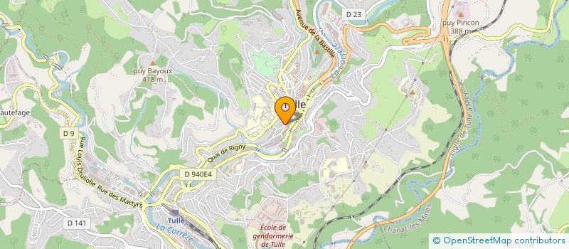 localisation de l'entreprise RESEAU D'ECHANGES DE SAVOIRS  TULLE