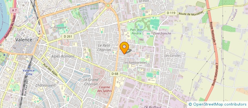 localisation de l'entreprise RESEAU D ECHANGES ET DE PRATIQUES ALTERNATIVES ET SOLIDAIRES à VALENCE