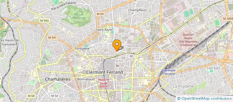 localisation de l'entreprise RESEAU D' ECHANGES RECIPROQUES DE SAVOIRS CLERMONTOIS  CLERMONT-FERRAND