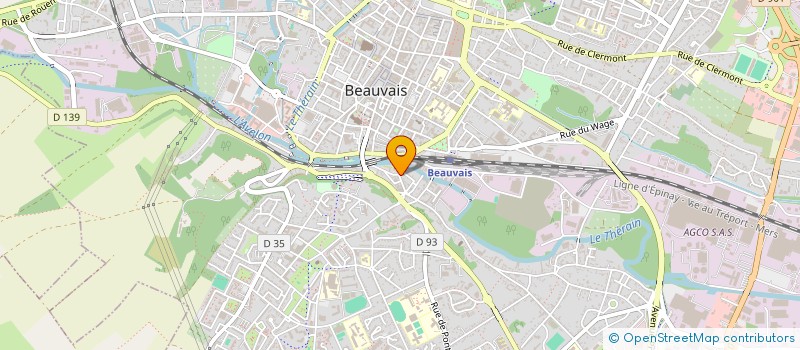 localisation de l'entreprise RESEAU D'ECHANGES RECIPROQUES DE SAVOIRS DE BEAUVAIS L'ECUME DU JOUR  BEAUVAIS