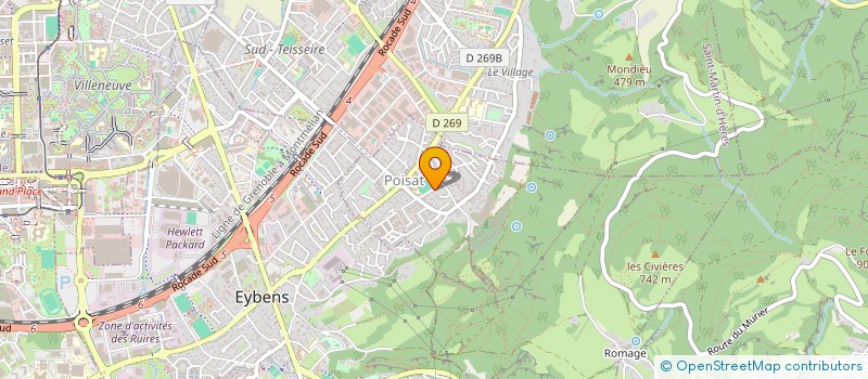 localisation de l'entreprise RESEAU D'ECHANGES RECIPROQUES DE SAVOIRS POISAT  POISAT