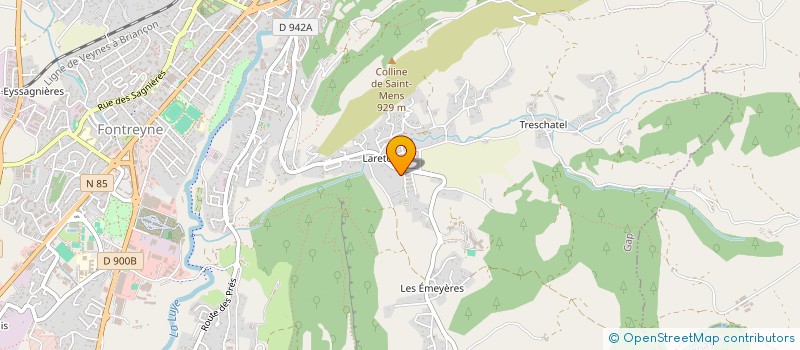 localisation de l'entreprise RESEAU D ECONOMIE SOCIALE PARTAGE ETHIQUE DE CONNAISSANCES TERRE SOLIDAIRE  GAP