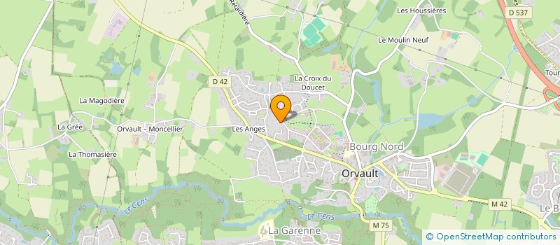 localisation de l'entreprise RESEAU D'ENTRAIDE DES PROJETS ISOLES à ORVAULT