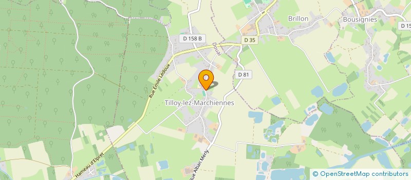 localisation de l'entreprise RESEAU D'ENTREPRISES LES FEES PAPILLON à TILLOY-LEZ-MARCHIENNES