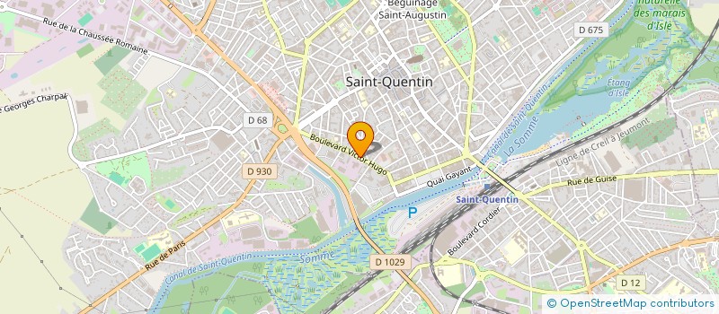 localisation de l'entreprise RESEAU D'ENTREPRISES SOLIDAIRES POUR L'OPTIMISATION DES RESSOURCES HUMAINES à SAINT-QUENTIN