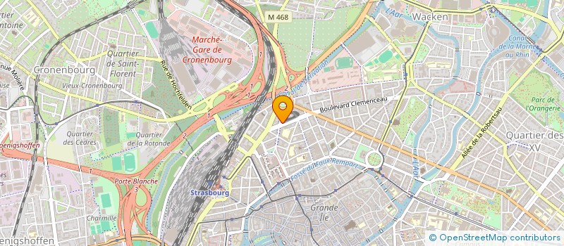 localisation de l'entreprise RESEAU D'ETUDES ET DE RECHERCHES SUR LE HANDICAP ET L'ACCESSIBILITE DANS L'ESPACE FRANCOPHONE à STRASBOURG