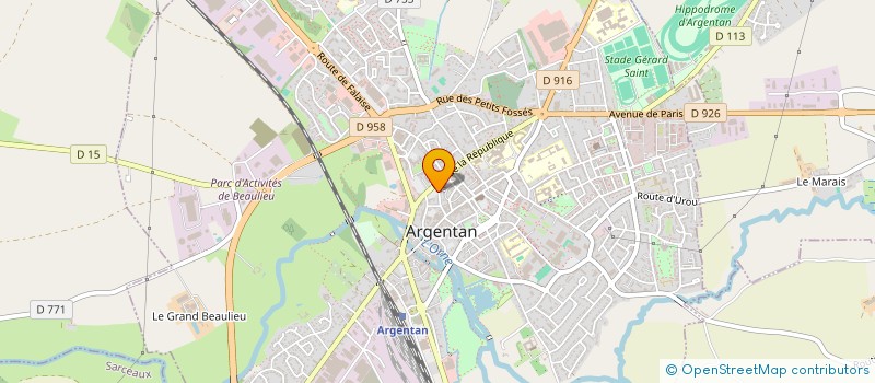 localisation de l'entreprise RESEAU D'EVALUATION COMPLEMENTAIRE à ARGENTAN