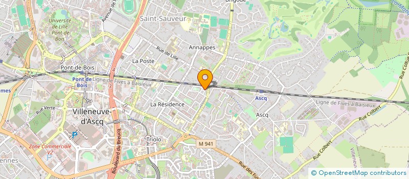 localisation de l'entreprise RESEAU D'EXPERTISE ET D'APPUI (REA) à VILLENEUVE-D'ASCQ