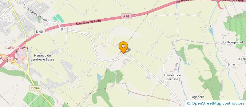 localisation de l'entreprise RESEAU D'INDEPENDANTS ZEN - R.I.Z  BRENS