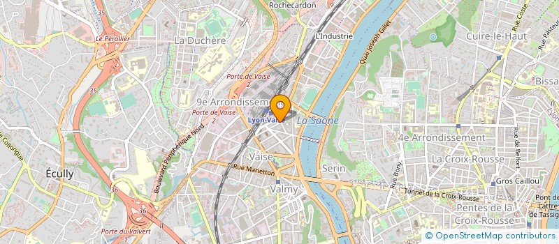 localisation de l'entreprise RESEAU D INFORMATIONS SOCIALES  LYON