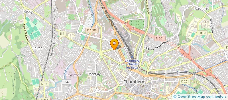 localisation de l'entreprise RESEAU DE CHALEUR DE LA CLUSE DE CHAMBERY R3C à CHAMBERY