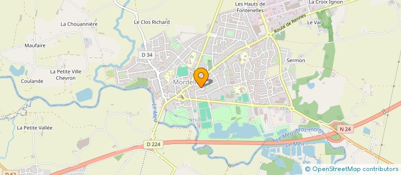 localisation de l'entreprise RESEAU DE COMPETENCES PROFESSIONNELLES  CHAVAGNE