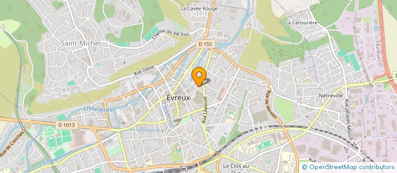 localisation de l'entreprise RESEAU DE COORDINATION EN PSYCHIATRIE SOCIAL MEDICOSOCIAL DE L'EURE à EVREUX