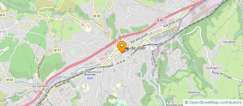 localisation de l'entreprise RESEAU DE FRANCE HABITAT à RIVE-DE-GIER