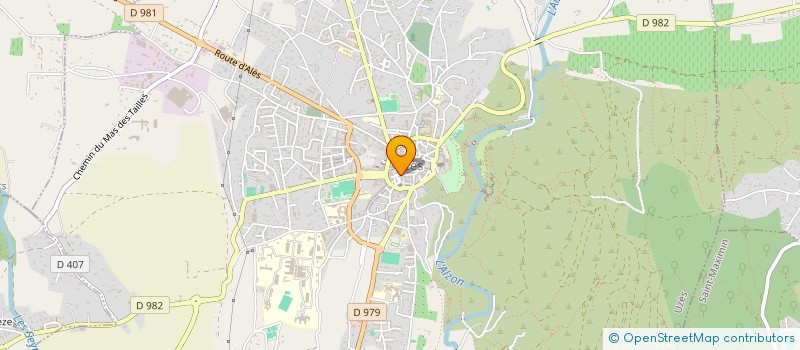 localisation de l'entreprise RESEAU DE LA COOPERATION  UZES