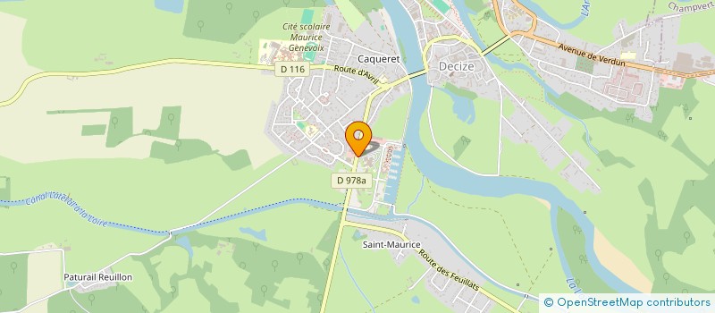 localisation de l'entreprise RESEAU DE PERINATALITE SUD NIVERNAIS  DECIZE