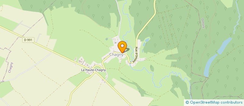 localisation de l'entreprise RESEAU DE PRESERVATION ENVIRONNEMENTAL CENTRE ARDENNES  CHAGNY