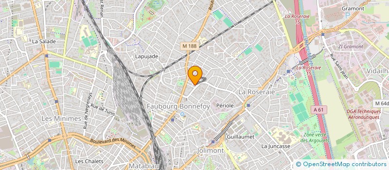 localisation de l'entreprise RESEAU DE REFLEXION ET D'EXPERIENCES EDUCATIVES ET PEDAGOGIQUES à TOULOUSE
