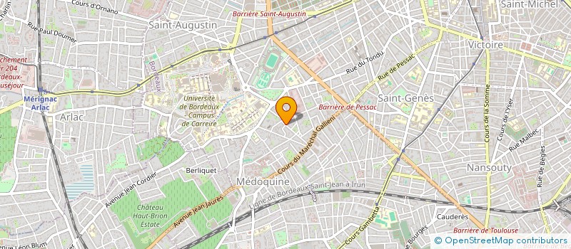 localisation de l'entreprise RESEAU DE RESIDENCES PARAHOTELIERES à BORDEAUX