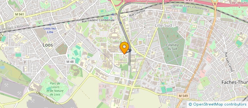 localisation de l'entreprise RESEAU DE SANTE NEURODEV à LILLE