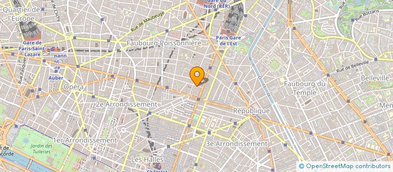 localisation de l'entreprise RESEAU DE SANTE PARIS-NORD  PARIS