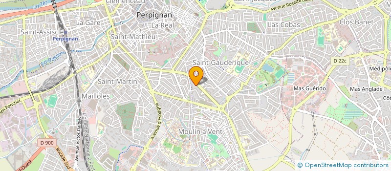 localisation de l'entreprise RESEAU DE SOINS PALLIATIFS DES PYRENEES ORIENTALES à PERPIGNAN