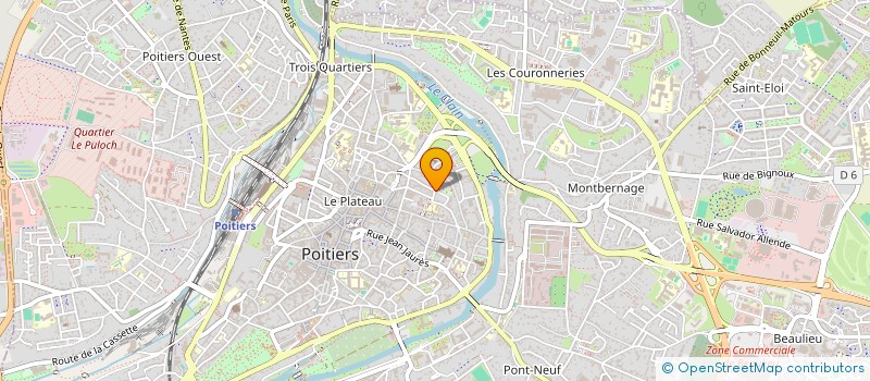 localisation de l'entreprise RESEAU DE SOLIDARITE ET DE SOUTIEN AUX SORTANTS DE PRISON - R3SP à POITIERS