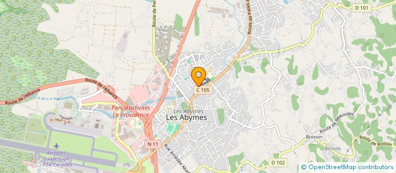 localisation de l'entreprise RESEAU DE SUIVI ET D ACCOMPAGNEMENT DES PERSONNES SOUS MAIN DE JUSTICE ISOLEES EN VOIE D EXCLUSION à LES ABYMES